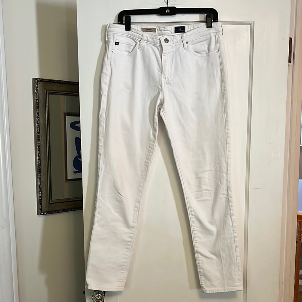 AG Adriano Goldschmied White Jeans
